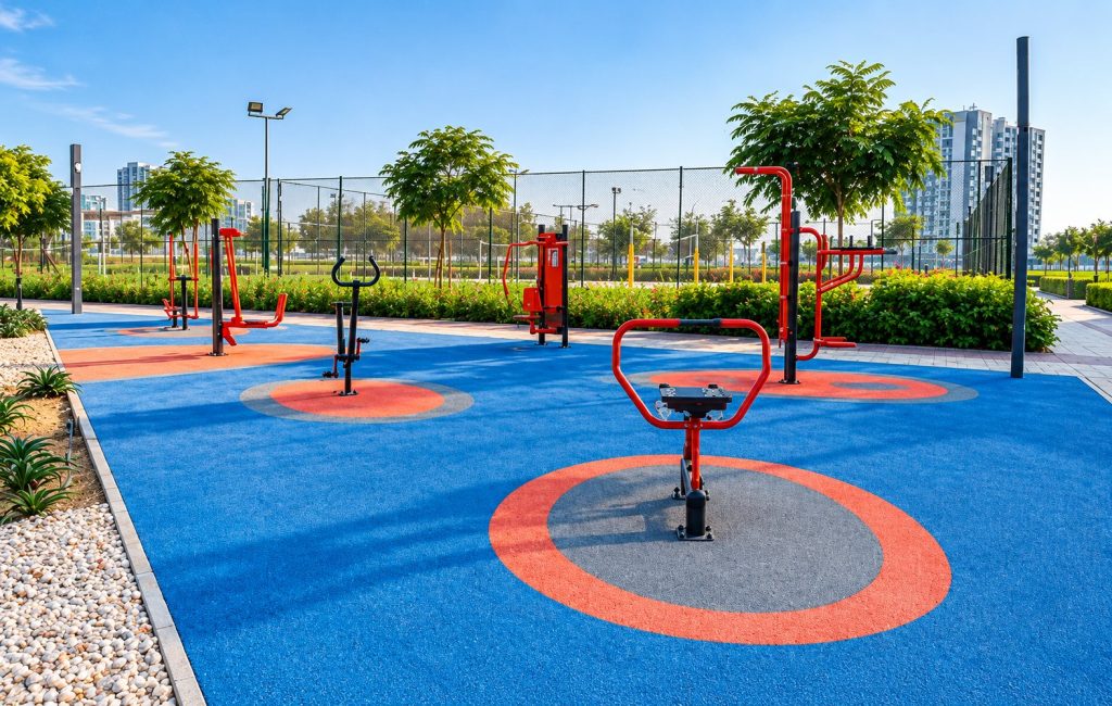 Fitness equipment by Outdoor Elements